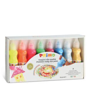 Primo pigistatavad guaššvärvid (8 värvi)