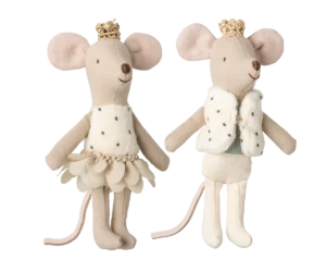 Alternative view of Maileg väike õde ja vend karbis - Kuninglikud kaksikud