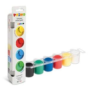 Primo guaššvärvid 6x25ml (6 värvi)