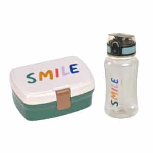 Lässig laste lõunasöögi komplekt (joogipudel ja söögikarp)- erinevad värvid - Smile Milky