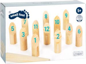 Small Foot Kubb Viikingimäng numbritega