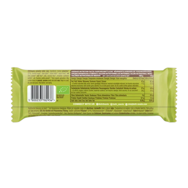 Bett'r Nut Butter Cups pistaatsiakreemiga (3 x 13 g) - Image 2