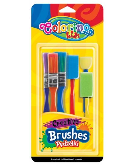Colorino suured pintslid ja käsnad - (6 tk)