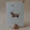 Eulenschnitt postkaart - Dachshund