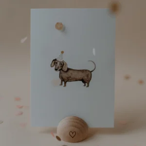 Eulenschnitt postkaart - Dachshund
