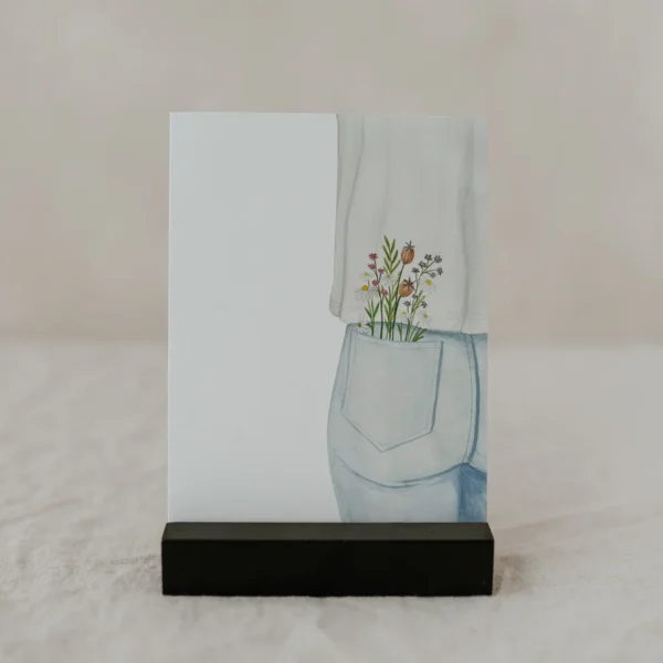 Eulenschnitt postkaart - Flower Jeans - Image 2