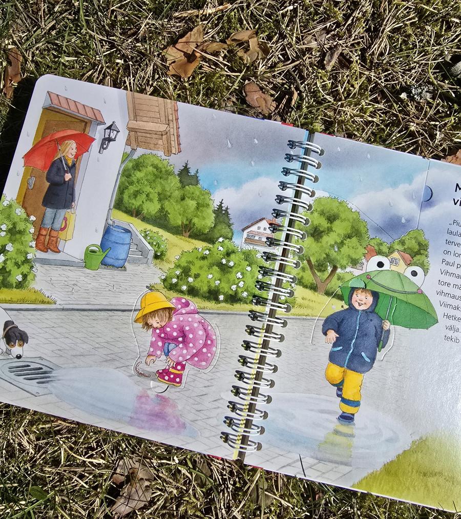 Aga miks? Päike, tuul ja vihm - klappidega raamat - Image 3