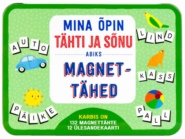Mina õpin tähti ja sõnu – abiks magnettähed