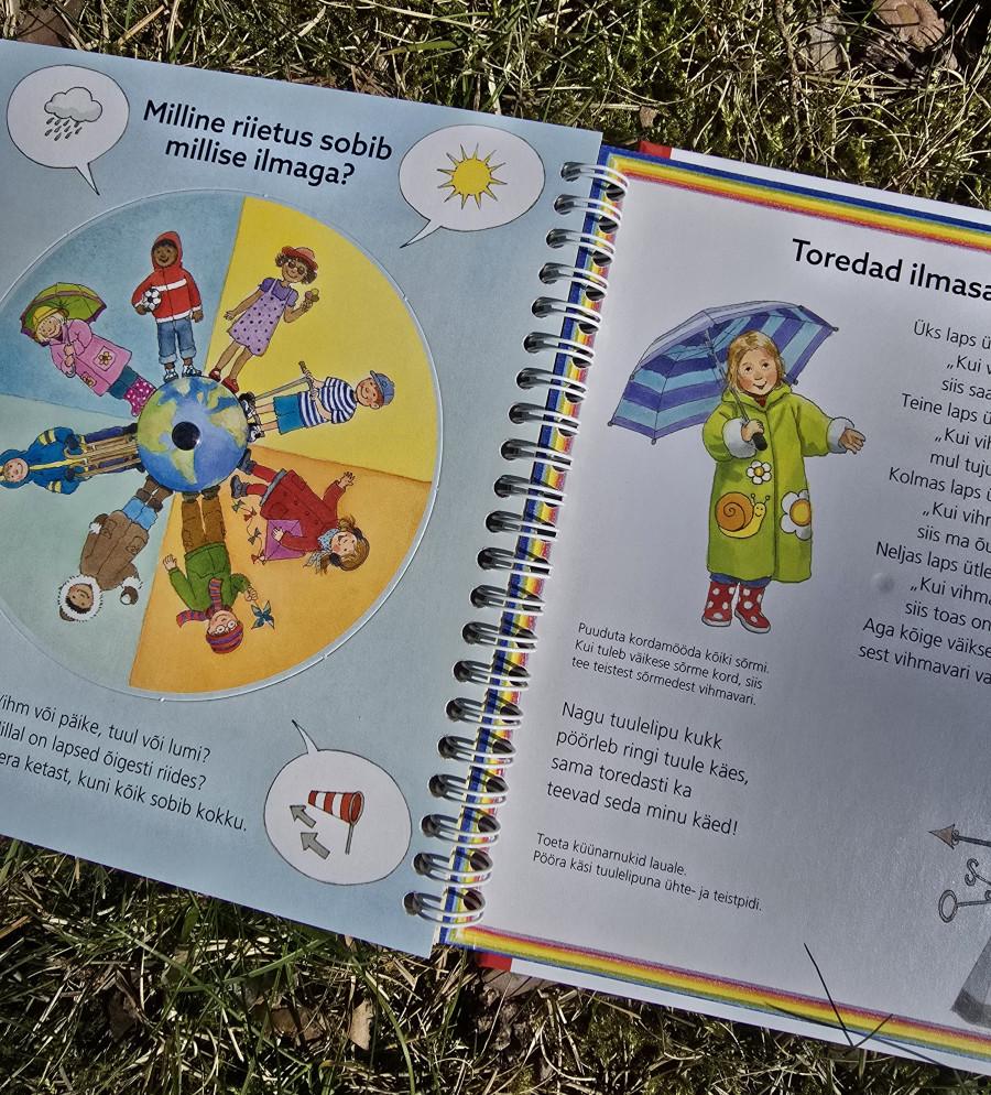 Aga miks? Päike, tuul ja vihm - klappidega raamat - Image 2