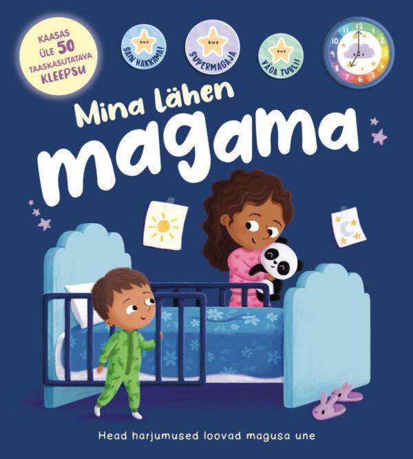 Mina lähen magama - korduvkasutatavate kleepsudega raamat