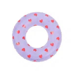 Swim Essentials laste ujumisrõngas Ø 55 cm - Lila Hearts