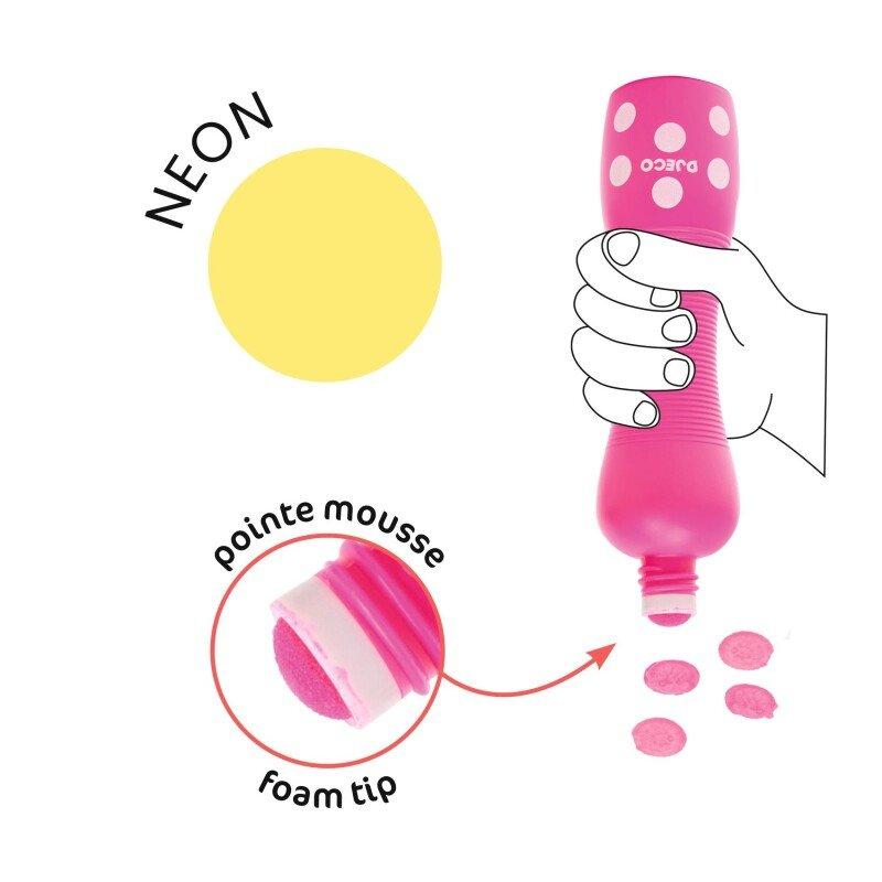 Djeco vahtmarkerite komplekt (4 värvi) - Neoon - Image 3