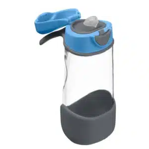 b.box laste spordiotsikuga joogipudel (450 ml) - Blue Slate