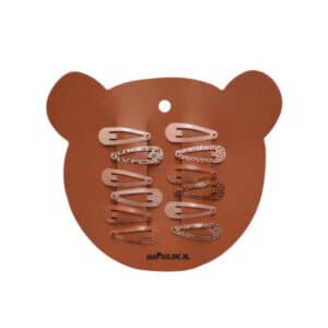 VanPauline juukseklambrite komplekt lastele (12 tk) - Bear