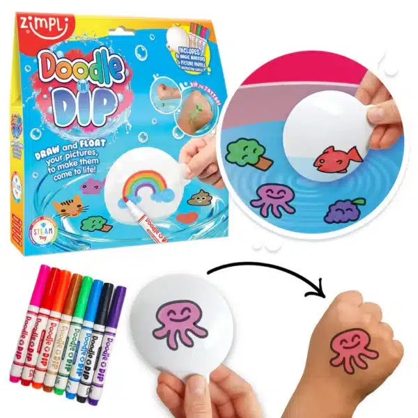 Zimpli Kids laste kunstikomplekt - Doodle N Dip