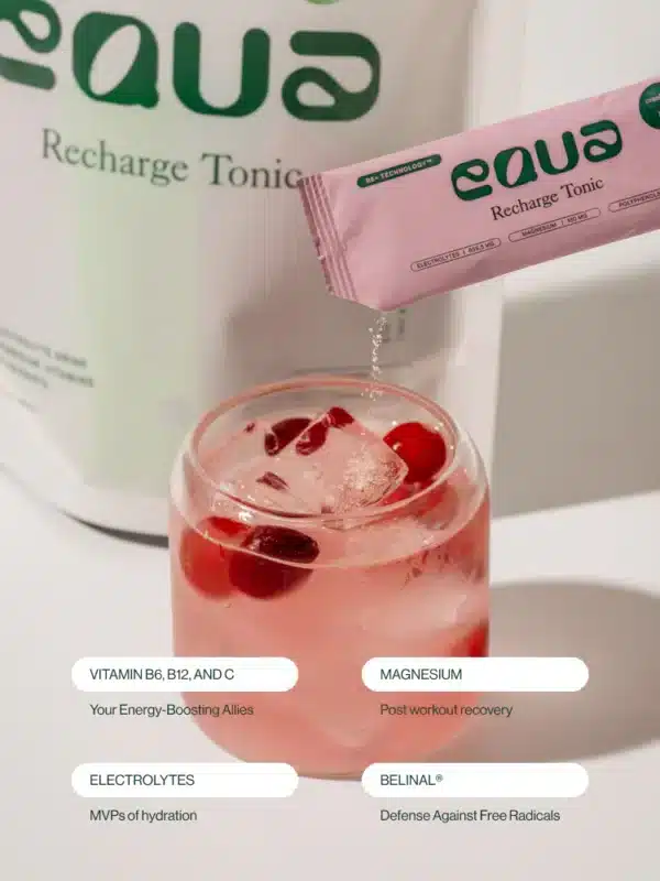 Equa Recharge Tonic elektrolüütidega joogipulber - Mix (21 tk) - Image 4