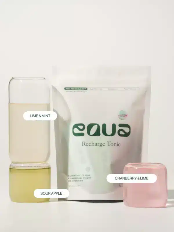 Equa Recharge Tonic elektrolüütidega joogipulber - Mix (21 tk) - Image 2