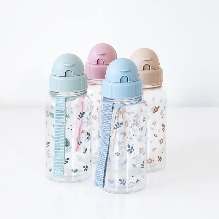 Tutete laste kõrrega joogipudel - Lehed (salvei) - Image 2