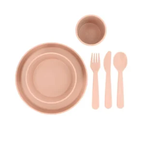 Tutete sööginõude komplekt - erinevad värvid - Light Pink