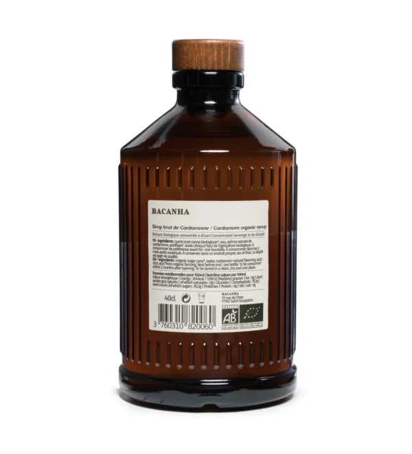Bacanha orgaaniline siirup - Kardemon (400 ml) - Image 2
