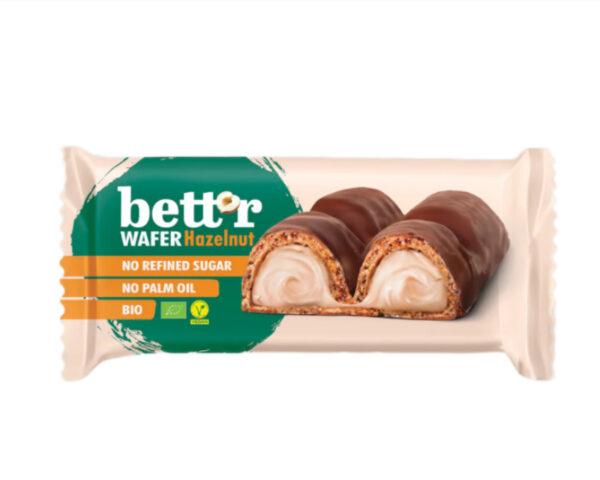 Bett'r orgaaniline vahvlibatoon sarapuupähkli täidisega 33 g