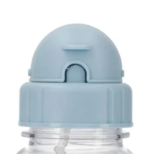 Tutete laste kõrrega joogipudeli vahetuskork (erinevad) - Lehed (sinine)