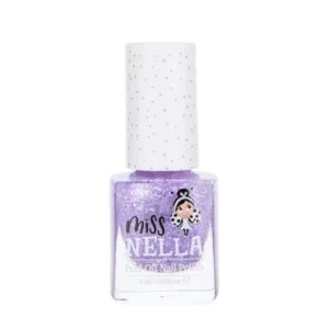 Miss Nella naturaalsed maha kooritavad küünelakid lastele (4 ml) - Sparkly Zebra