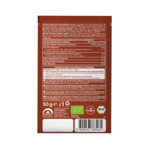Alternative view of Bett'r orgaaniline gluteenivaba ja magustamata jaanikaunapudingu pulber (3 portsjonit, 30g)