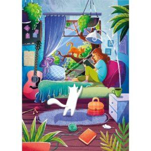 Magnolia pusle (1000 tükki) - Girl & Cats