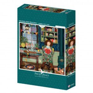 Alternative view of Pieces & Peace pusle (1000 tükki) - Sewing and Reading