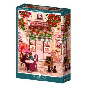 Alternative view of Pieces & Peace pusle (1000 tükki) - The Sweet Escape - Valentine's Cafe