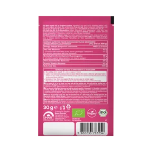 Alternative view of Bett'r orgaaniline gluteenivaba ja magustamata maasikapudingu pulber (3 portsjonit, 30g)