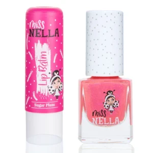 Alternative view of Miss Nella küünelaki ja huulepalsami komplekt - Sugar Plum + Tickle me Pink