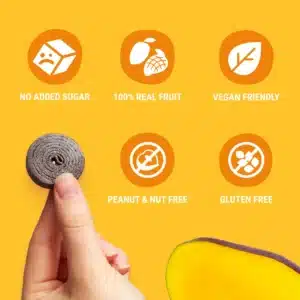 Alternative view of Bob Snail mango puuviljarull, 30g