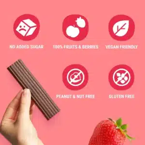 Alternative view of Bob Snail õuna ja maasika puuviljariba, 14g