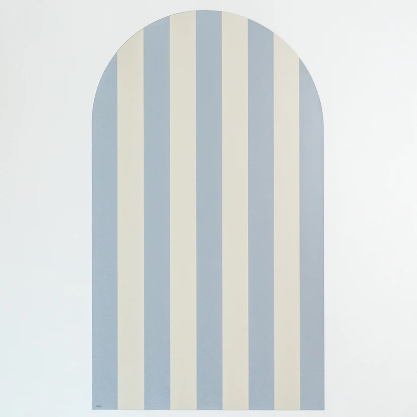 Ferflex® seinale kleebitav magnettahvel Arch (1 m x 58 cm) + värvilised magnetkujundid - Beige Blue