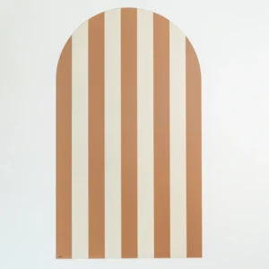 Ferflex® seinale kleebitav magnettahvel Arch (1 m x 58 cm) + värvilised magnetkujundid - Beige Camel