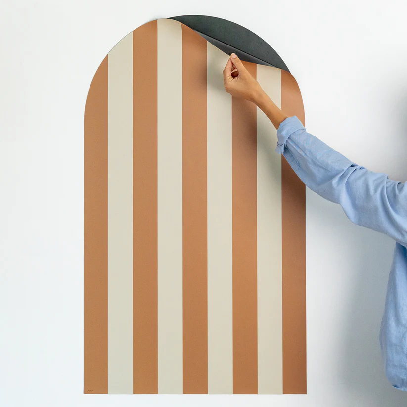 Ferflex® seinale kleebitav magnettahvel Arch (1 m x 58 cm) + värvilised magnetkujundid - Beige Camel - Image 3