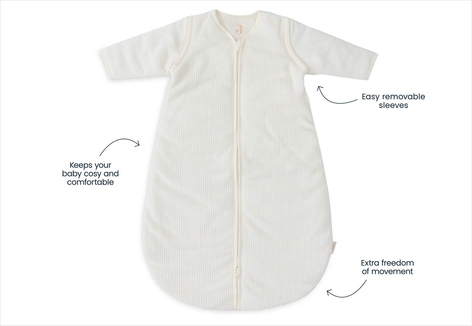 Jollein magamiskott eemaldatavate varrukatega - TOG 2.0 (varrukatega 3.0) - Twinkling 60 cm (erinevad värvid) - Image 8