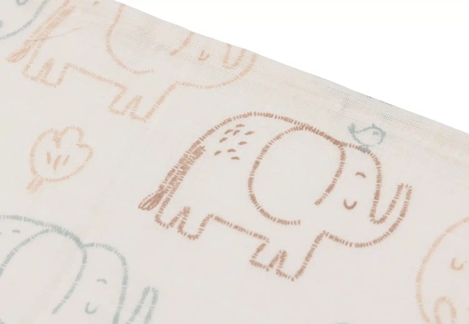 Jollein musliinlapid (3 tk) - Elephant Tales - Image 3
