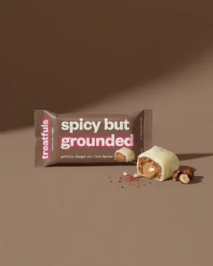 Alternative view of Treatfuls "Spicy But Grounded" Valge šokolaadiga chai latte batooni täidisega (40g)