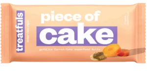 Treatfuls "Piece Of Cake" Vegan energiapallid - Porgandikook pähklivõiga (34 g)