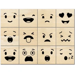 Créa Lign' puidust templid - Emotsioonid