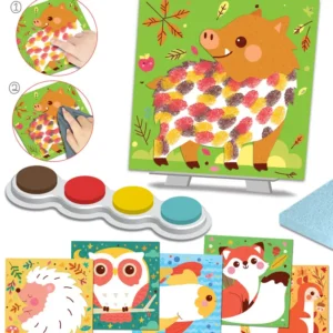 Alternative view of Créa Lign' näpuvärvikomplekt - Loomad maakohas