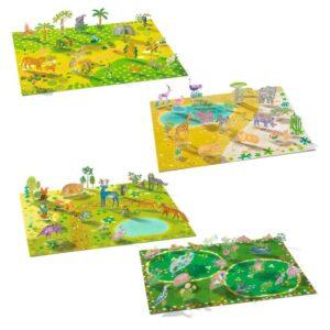 Alternative view of Djeco kleepsulooming - Korduvkasutatavad 3D kleebised - Loomad