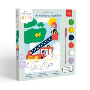 Petit Pinceau maalimine numbrite järgi lastele - Wouf