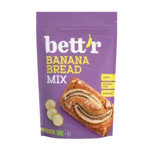 Bett'r orgaaniline ja gluteenivaba Banana Bread Mix