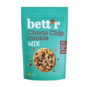Bett'r orgaaniline ja gluteenivaba Choco Chip Cookie Mix