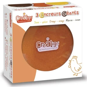 Créa Lign' suured templivärvid (3 tk) - Kollane, oranž ja pruun