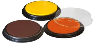 Alternative view of Créa Lign' suured templivärvid (3 tk) - Kollane, oranž ja pruun